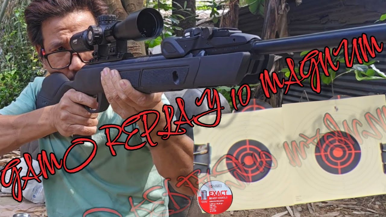 GAMO REPLAY 10 MAGNUM//GAMO REPLAY 10 MAGNUM IGT//GAMO REPLAY 10 MAGNUM ACCURACY TEST