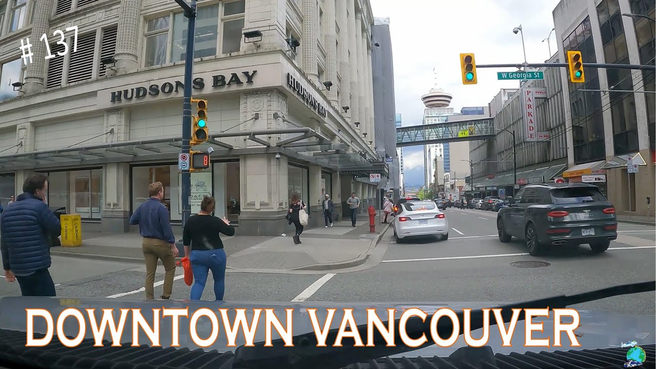 BGV #137 - DOWNTOWN VANCOUVER  CANADA BY CAMPER Day #15 Roadtrip British Columbia RV TAXI