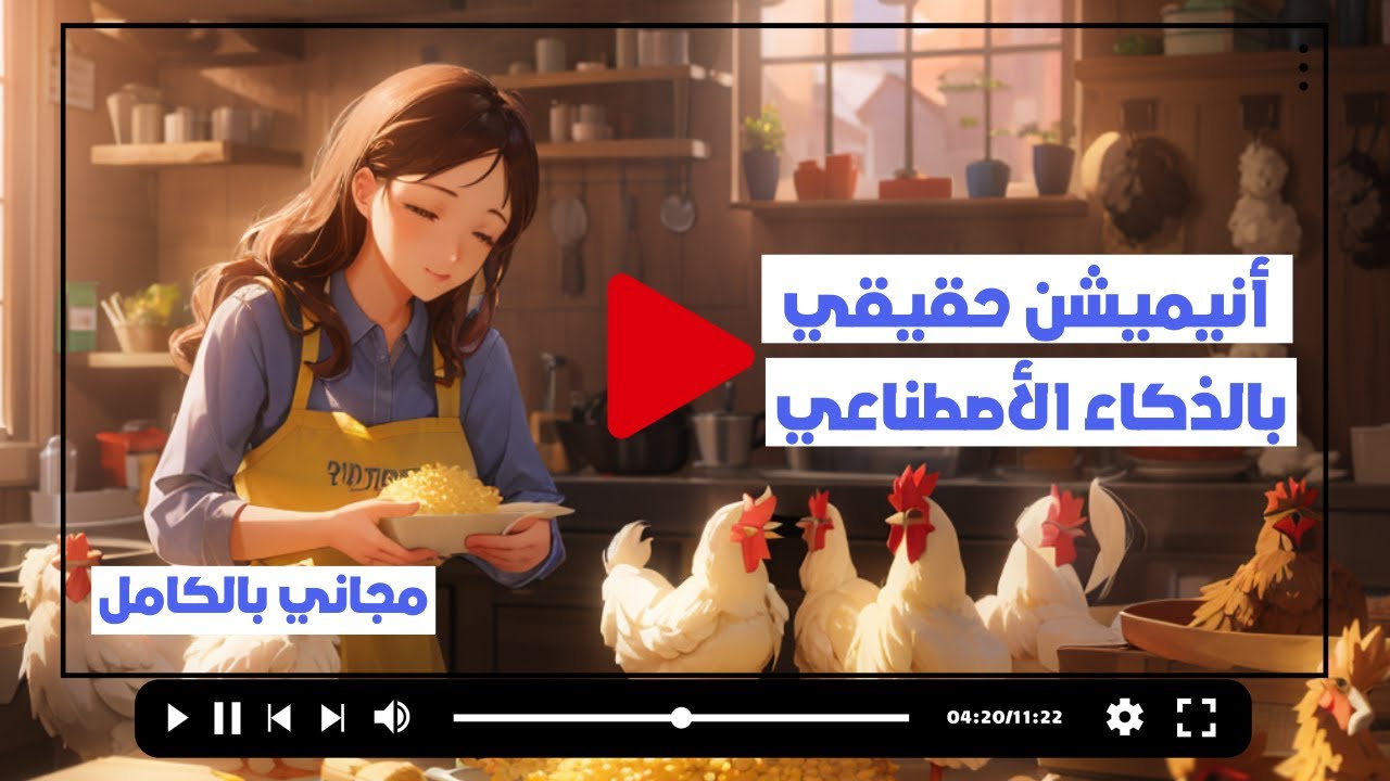 انيميشن حقيقي واحترافي بالذكاء الاصطناعي|مجانا وبكل سهولة|