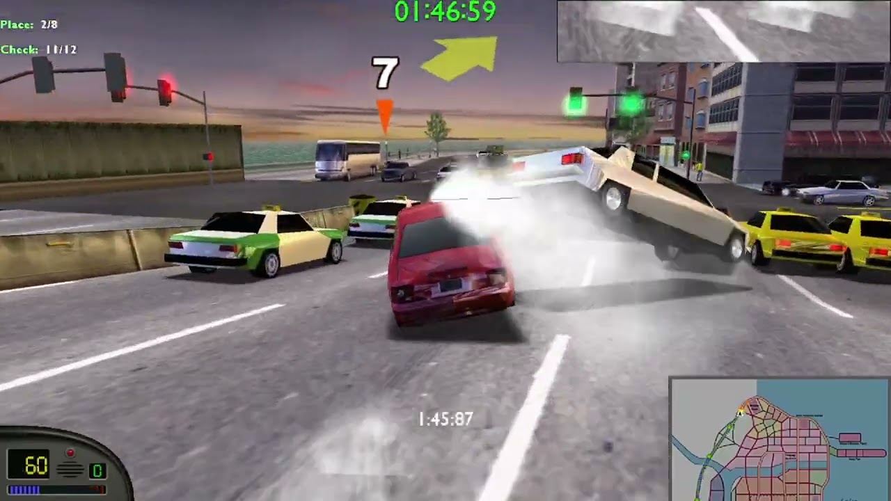 Midtown Madness 1 - Crosstown Switchback - Checkpoint Race #8 