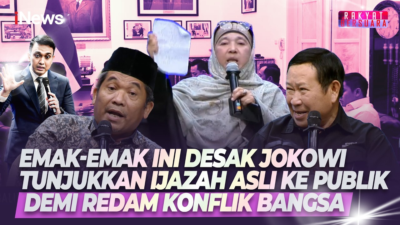 Emak emak Ini Desak Jokowi Buktikan Keaslian Ijazah demi Redam Konflik Bangsa