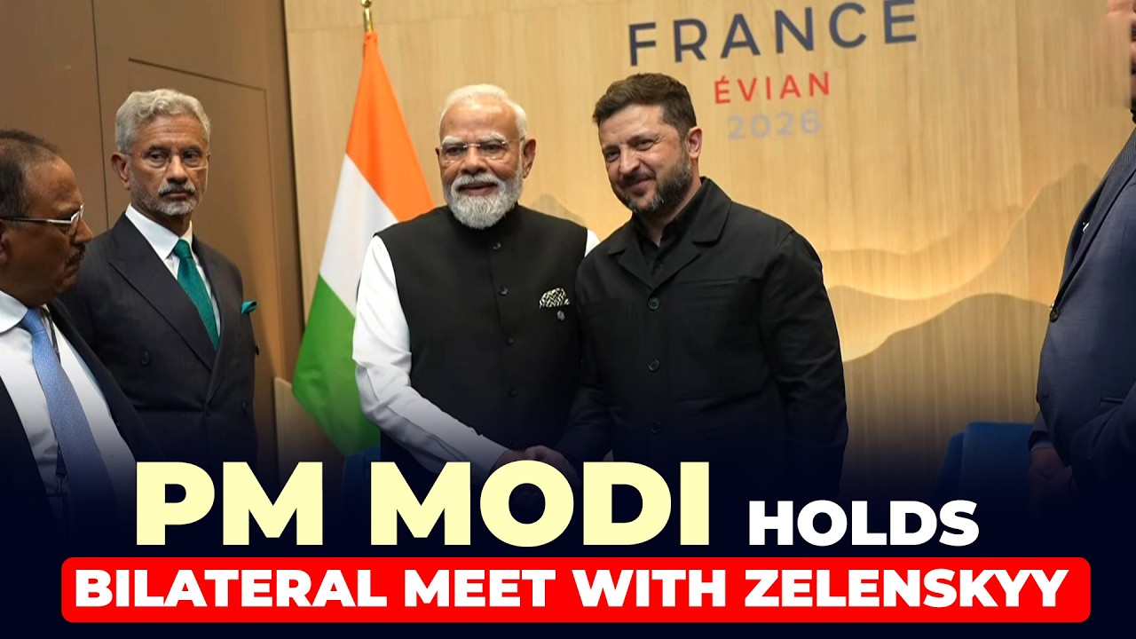 LIVE: PM Modi Holds Bilateral Meeting with Ukrainian President Zelenskyy