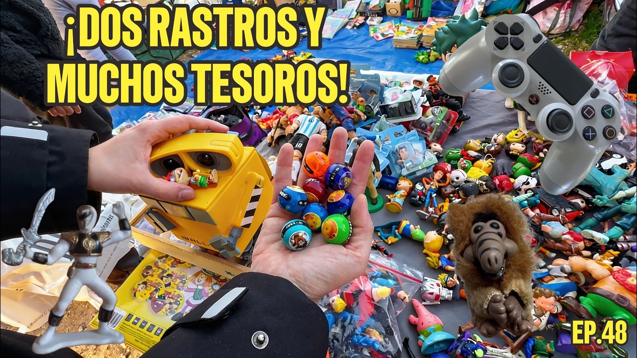 DOS RASTROS LLENOS DE TESOROS. CONSOLAS, MUÑECOS RETRO, PVC...Y mucho MÁS!(Tarragona y Lleida)EP.48
