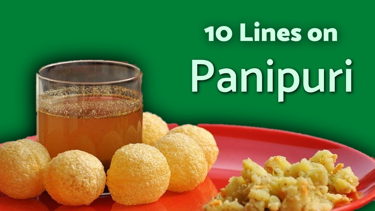 Panipuri - 10 Lines on Panipuri | TeachMeYT