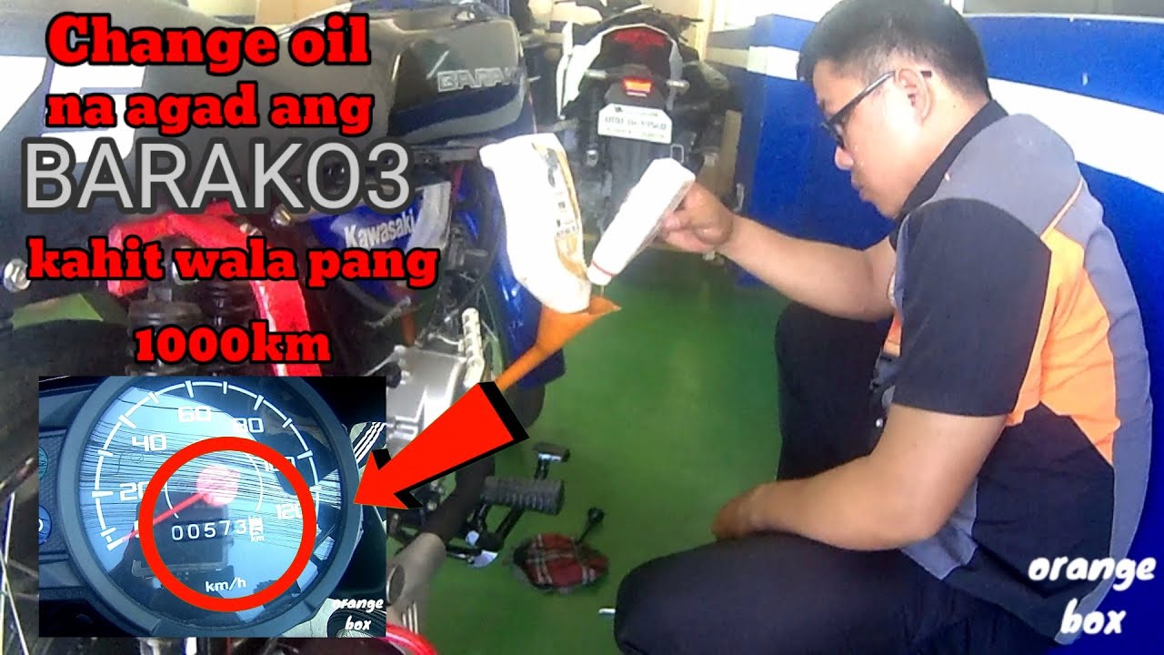 First change oil ng BARAKO 3 kahit wala pang 1000km