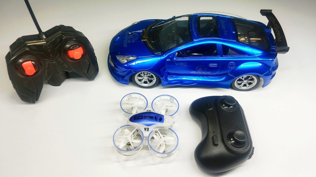 Remote Control Sports Car No1707 Rc Sports Jeep Car Unboxing Mini Drone Car Toys Four Axis Drone Car