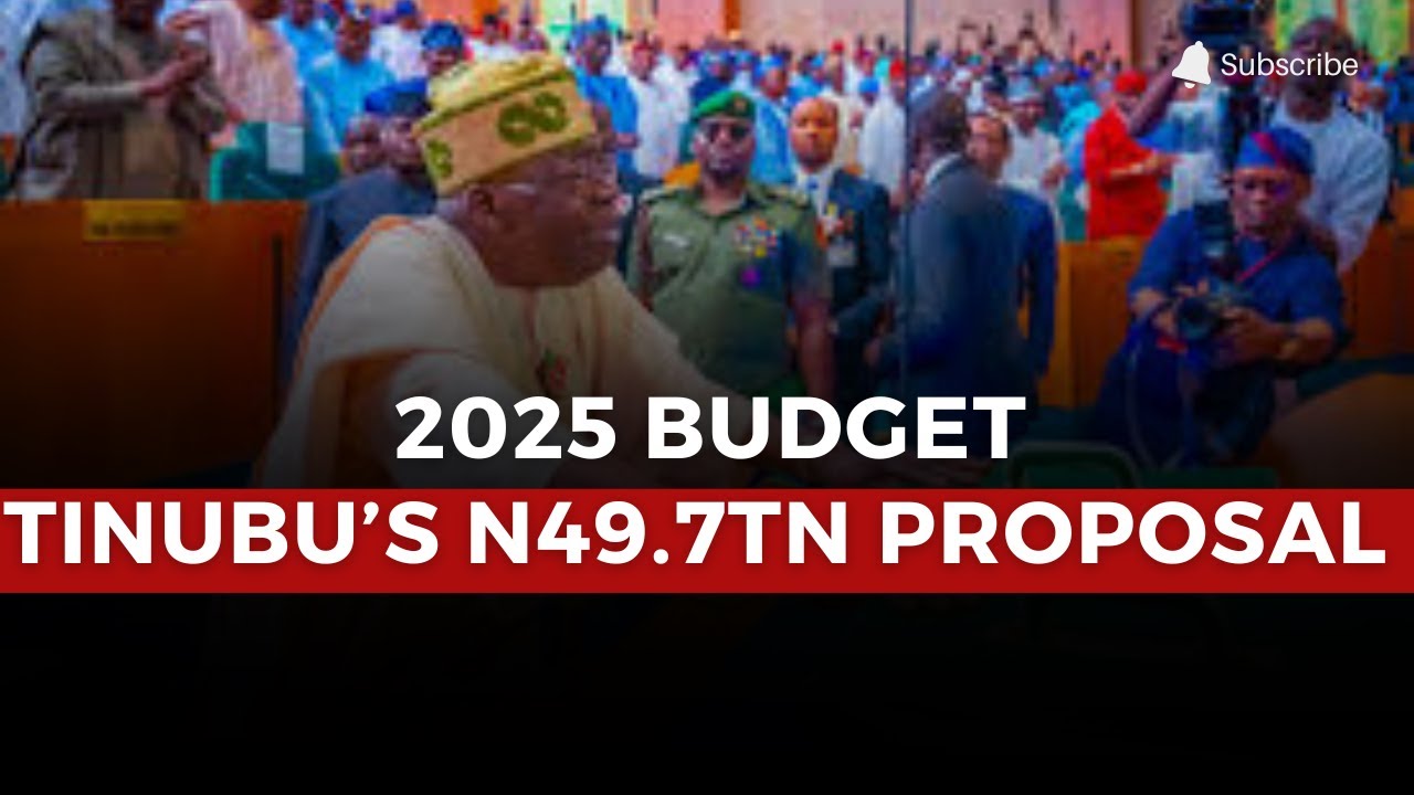 President Tinubu Unveils N49.7 Trillion 2025 Budget Proposal