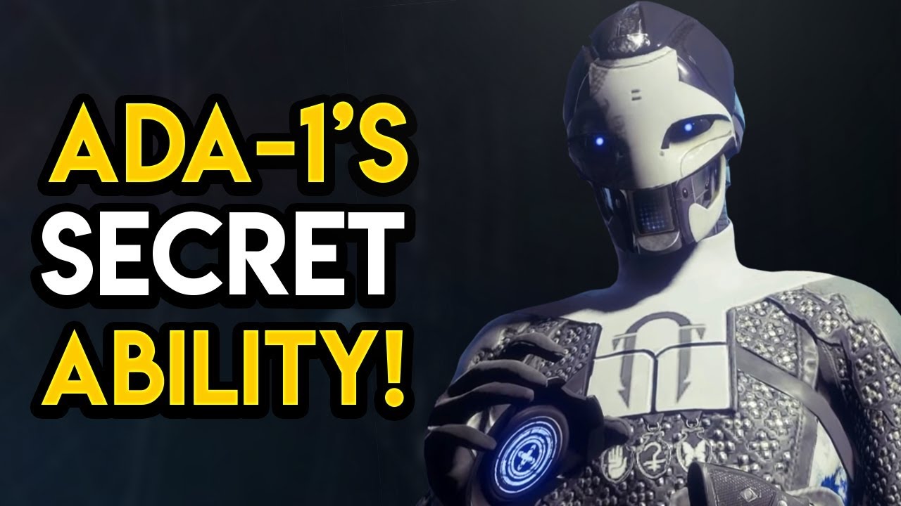 Destiny 2 - ADA'S SECRET ABILITY NO OTHER EXO HAS!
