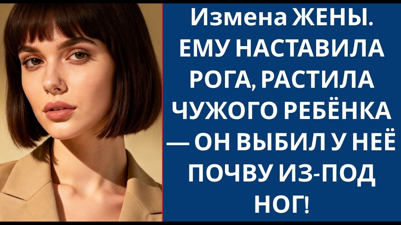 Измена ЖЕНЫ  ЕМУ НАСТАВИЛА РОГА, РАСТИЛА ЧУЖОГО РЕБЁНКА — ОН ВЫБИЛ У НЕЁ ПОЧВУ ИЗ ПОД НОГ!
