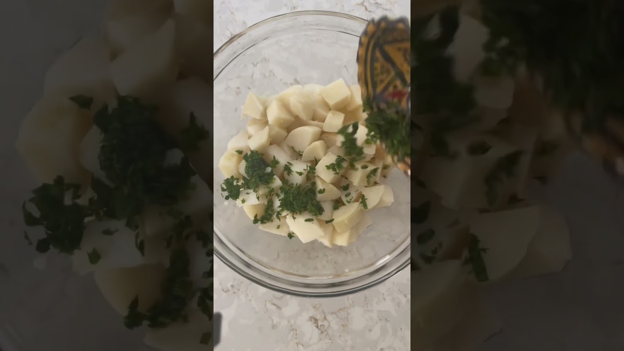 Garden-to-Table Delight: Whipping Up Moroccan Potato Salad with Homegrown Spuds!