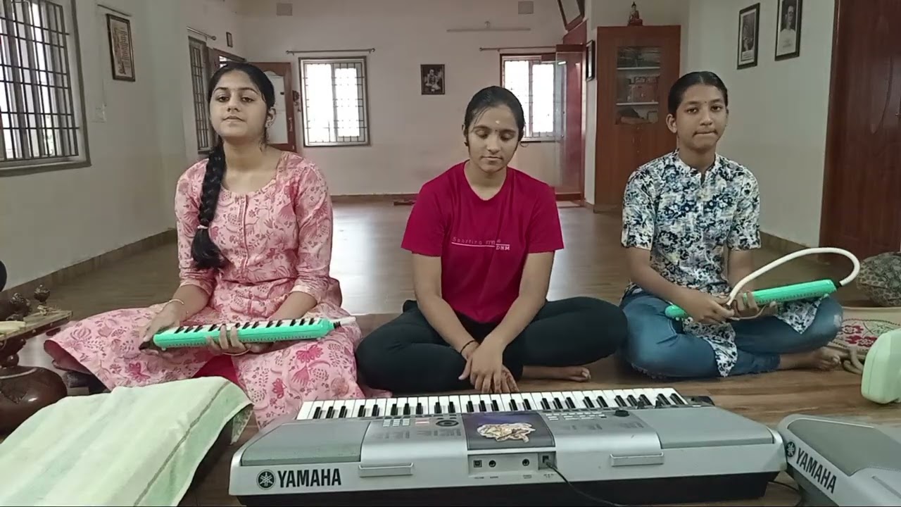 Paadatha paatellam keyboard Mridula. M, Vaishnavi Swaminathan, Deekshitha priya Nanganallur 
