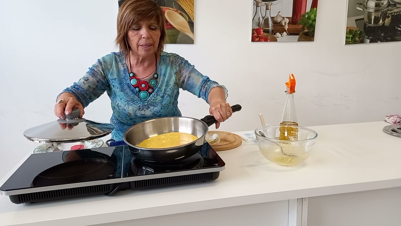 frittata senza olio  metodo Imco