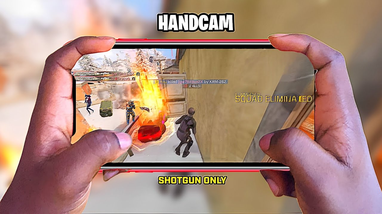 2 Fingers SHOTGUN ONLY HANDCAM GAMEPLAY IN COD MOBILE 😳🔥| TRICKSTER | IPHONE 13 PRO MAX