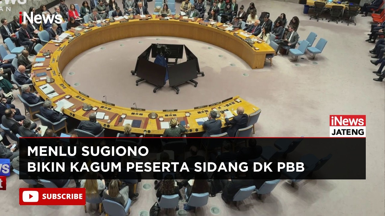 Tegas! di Sidang DK PBB, Menlu Sugiono Menyatakan Dukungan Kepada Palestina
