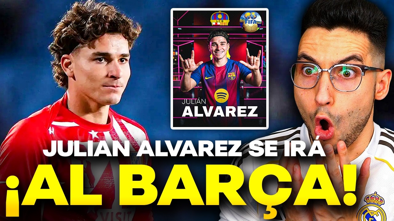 🚨BOMBAZO: ¡JULIÁN ALVAREZ JUGARÁ en el BARÇA! Así lo ASEGURAN en ARGENTINA