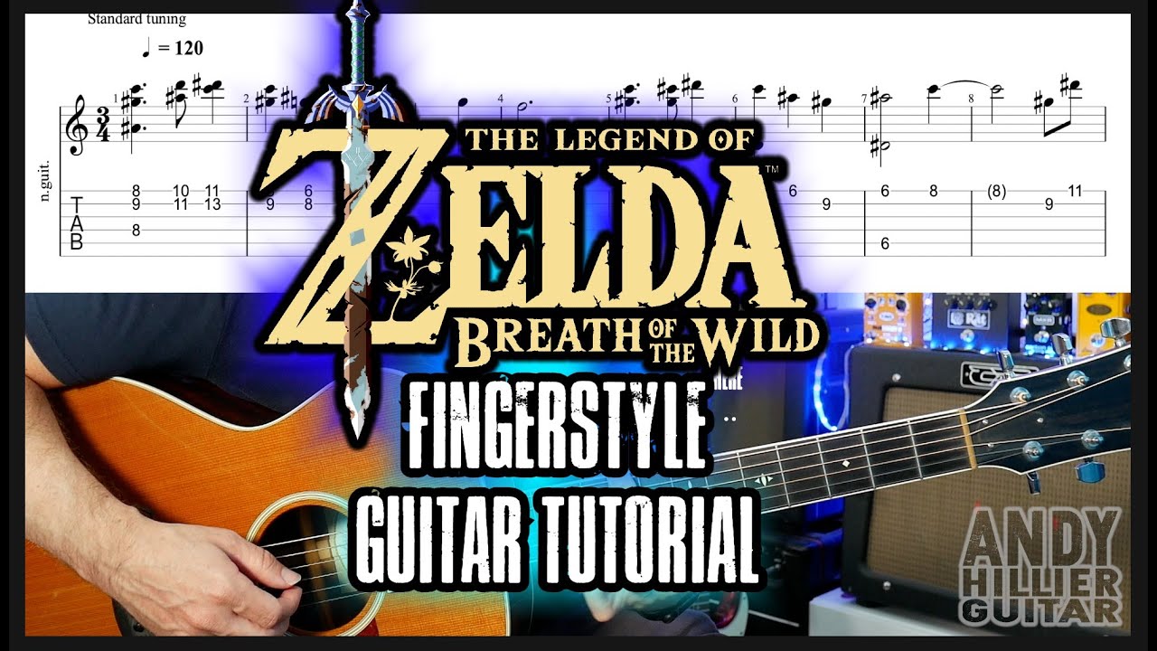 Легенда о Зельде: Breath of the Wild. Урок игры на гитаре (Fingerstyle)