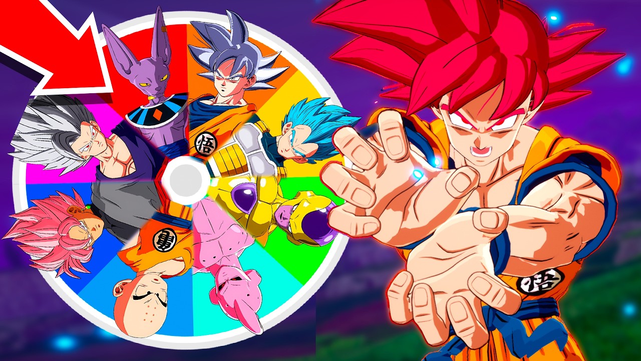 A ROLETA ESCOLHE MEU PERSONAGEM no DRAGON BALL SPARKING ZERO