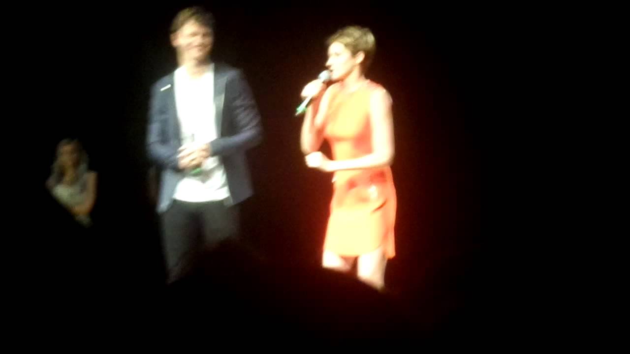 Shailene Woodley and Ansel Elgort in Dallas, Texas