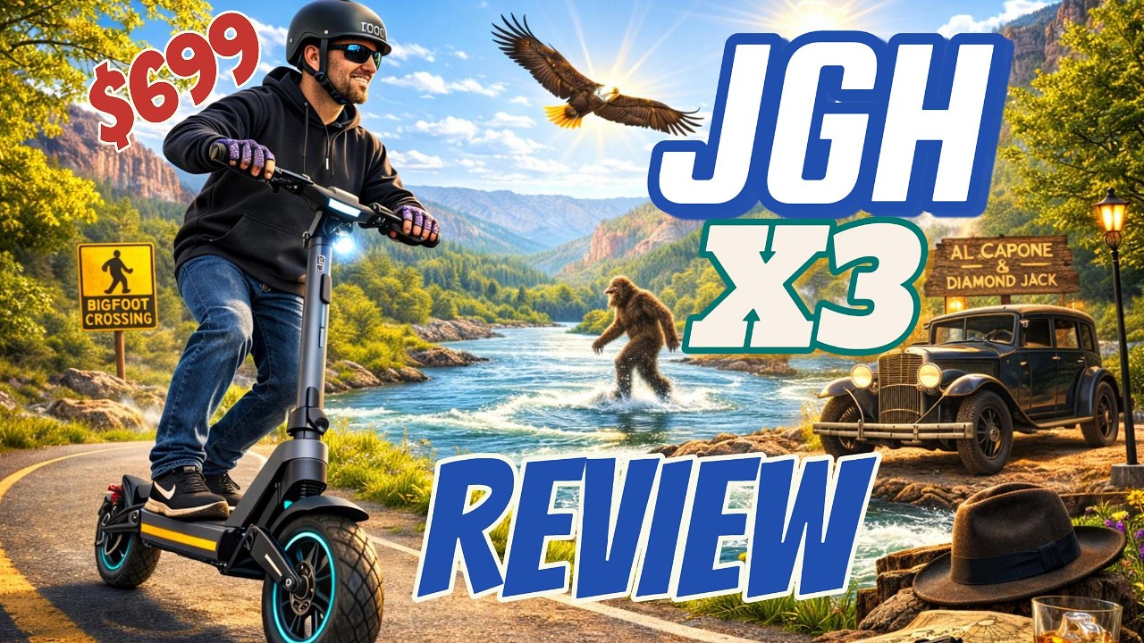 $699 Electric Scooter Adventure to the Colorado River! JGHX3 Real Ride Test