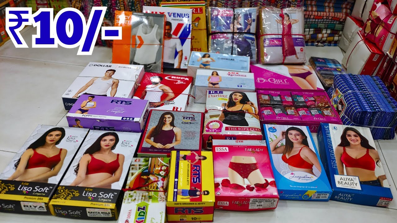 Charminar wholesale Hosiery Bra panty market In Hyderabad ladies all items Hyderabad market