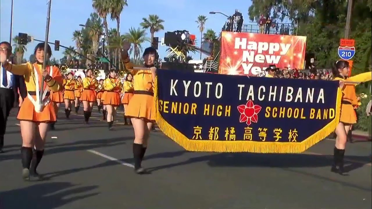 Kyoto Tachibana High School Green Band 京都橘高校 - Rose Parade 2018 (Tournament of Roses 2018)③