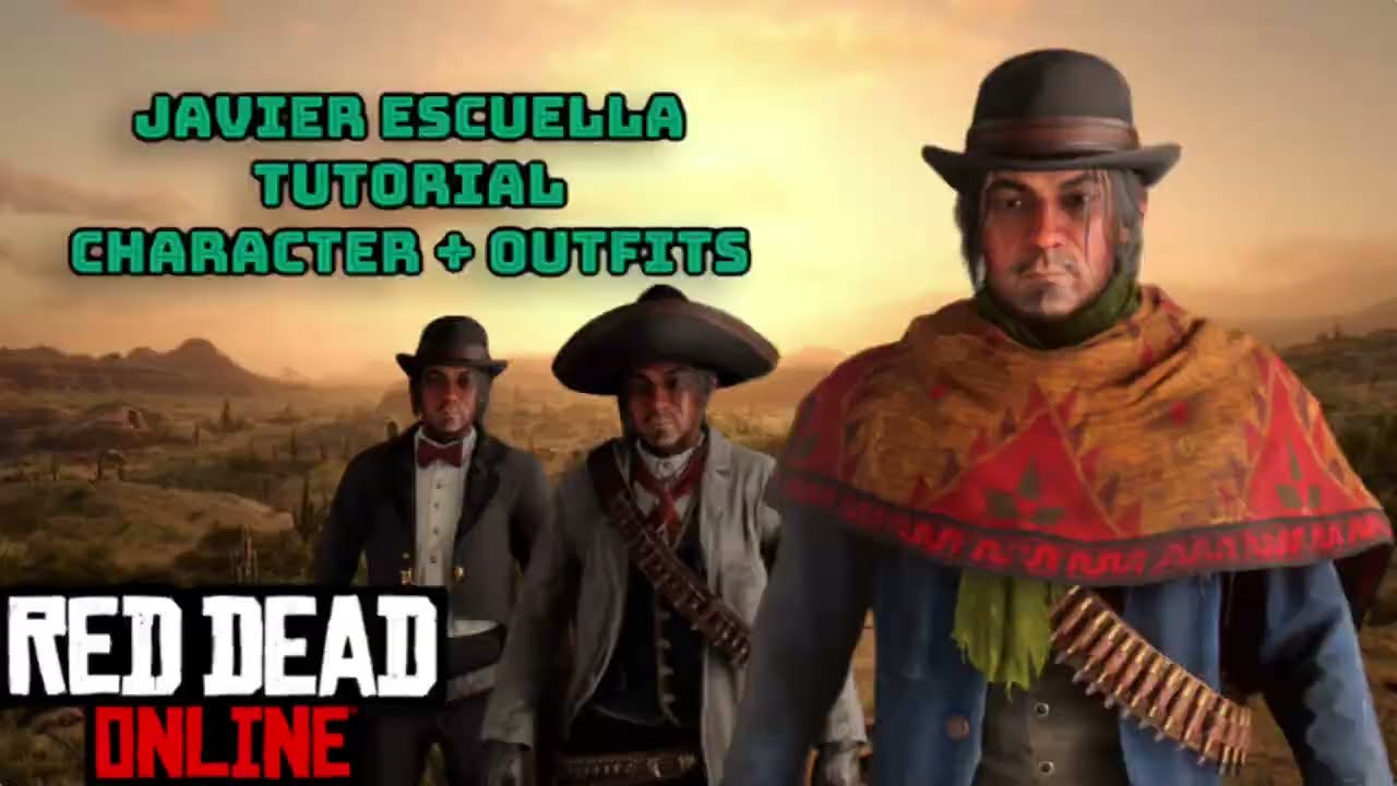RDO: Javier Escuella Character creation/outfits tutorial+backstory