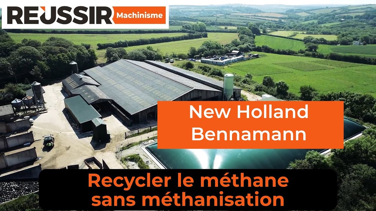 SIMA 2022 : New Holland +Bennaman: Recycler le méthane produit sur l’exploitation sans méthanisation