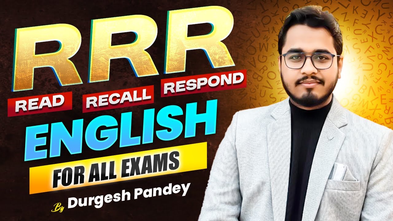 RRR || English Class-1 || Durgesh Pandey
