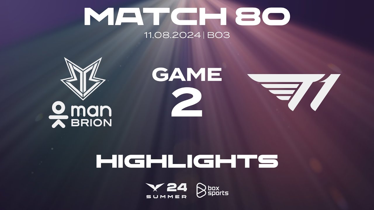 Highlights BRO vs T1 | Game 2 | Tuần 8 Ngày 5 | LCK Mùa Hè 2024