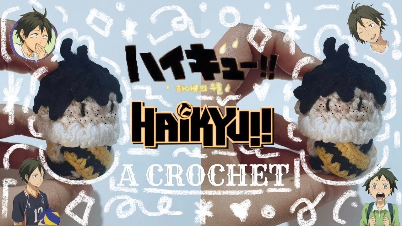 CROCHET Haikyuu Yamaguchi 🧡🏐 | Tutorial paso a paso fácil y sencillo ✨ |