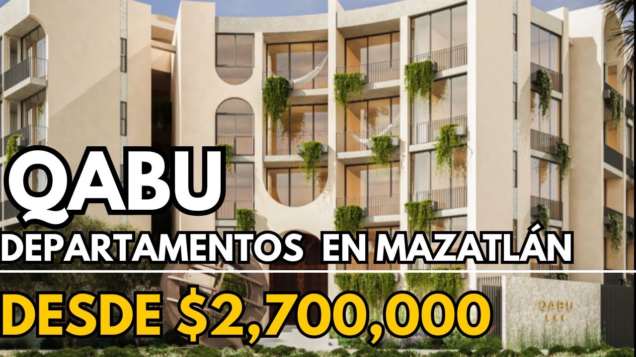 EL MEJOR PROYECTO DE DEPARTAMENTOS EN MAZATLAN