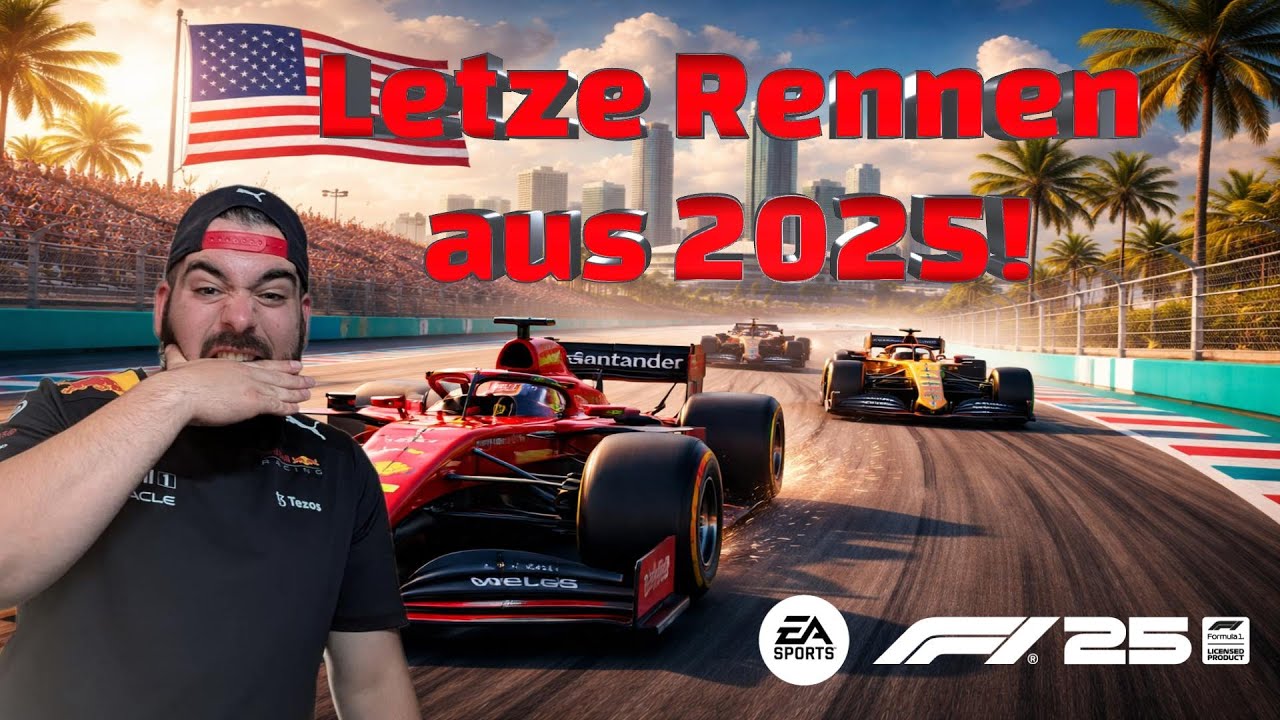 F1 25 Letze Rennen aus 2025 in Miami