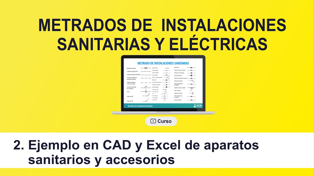 2. Metrados de instalaciones Sanitarias y eléctricas.(Ejemplo practico de aparatos sanitarios)