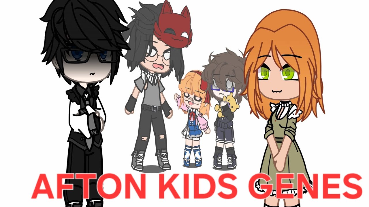 AFTON KIDS GENES//remake//my AU//fnaf//@capcut//Madison_Stone//