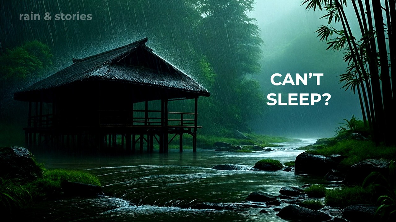 RAINY NIGHT AMBIENCE for Deep Sleep and No Worries Rain Music to Conquer Your Stress and Anxiety