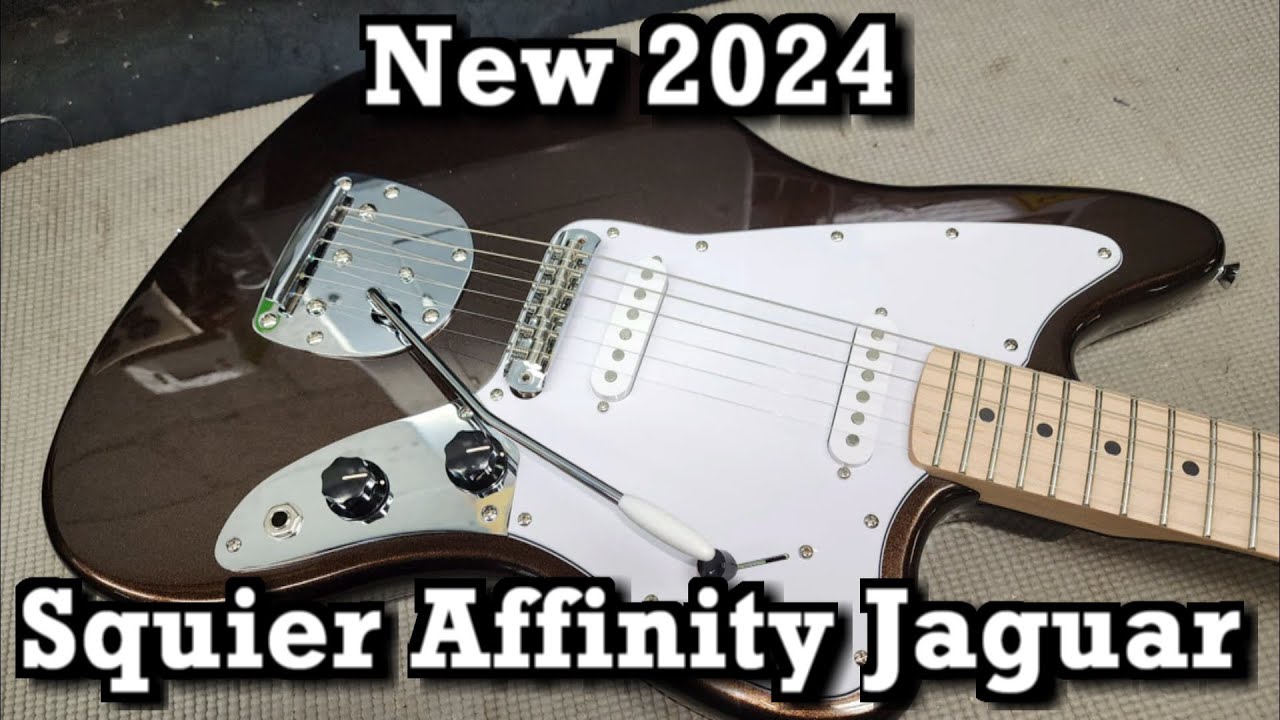 New 2024 Squier Affinity Jaguar / Mystic Metallic Brown / Demo and Review