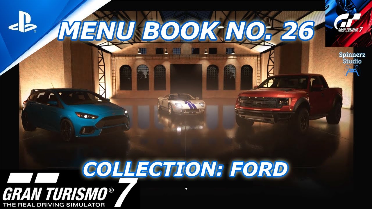 Gran Turismo 7 Cafe Menu Book No. 26 - Collection: Ford | GT7 Book No. 26