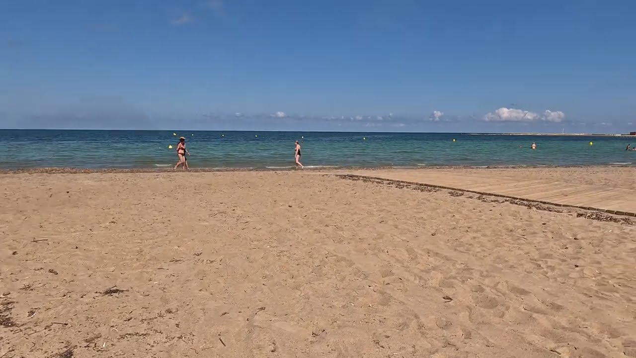 Beach Walk in Denia Spain/ 2026 Wonderful Travel Beach Destination/ 4K UHD