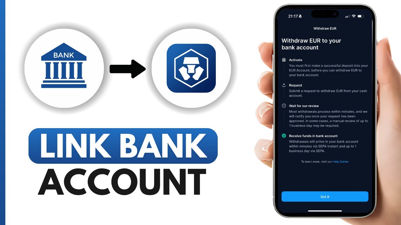 Как привязать Crypto.com к вашему банковскому счету — шаг за шагом