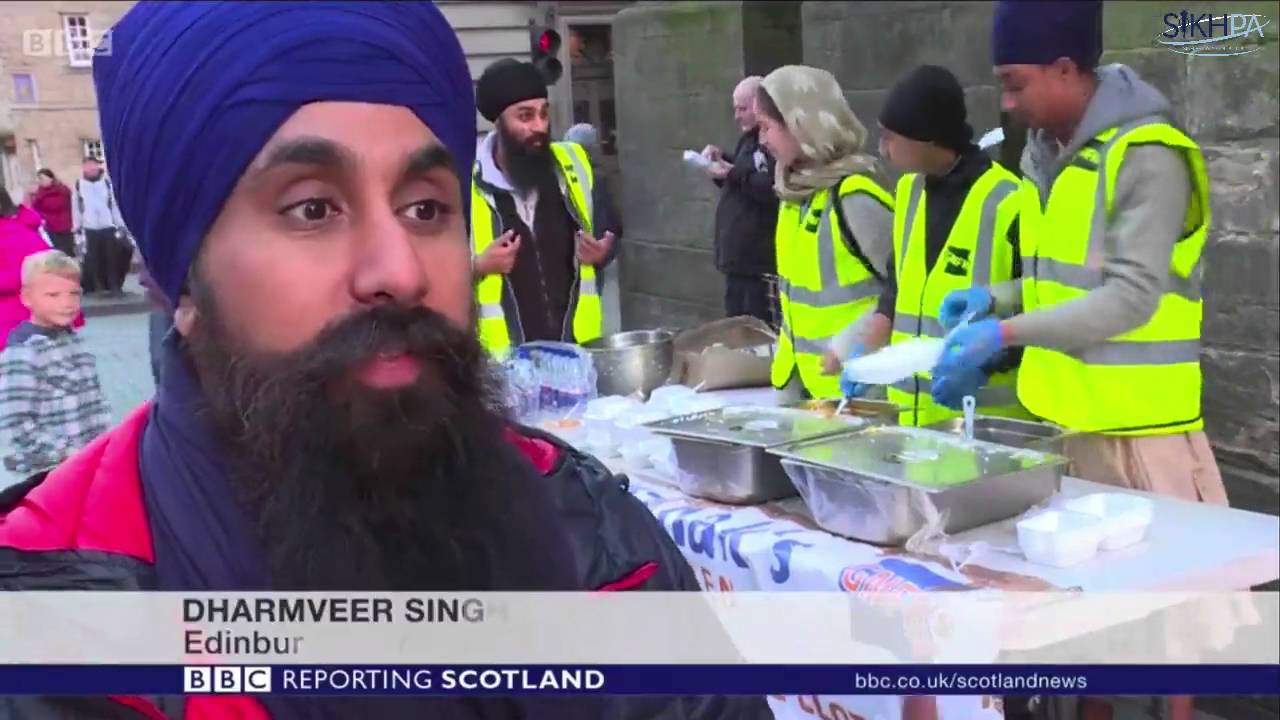 Guru Nanak's Free Kitchen on BBC Reporting Scotland for #LangarWeek