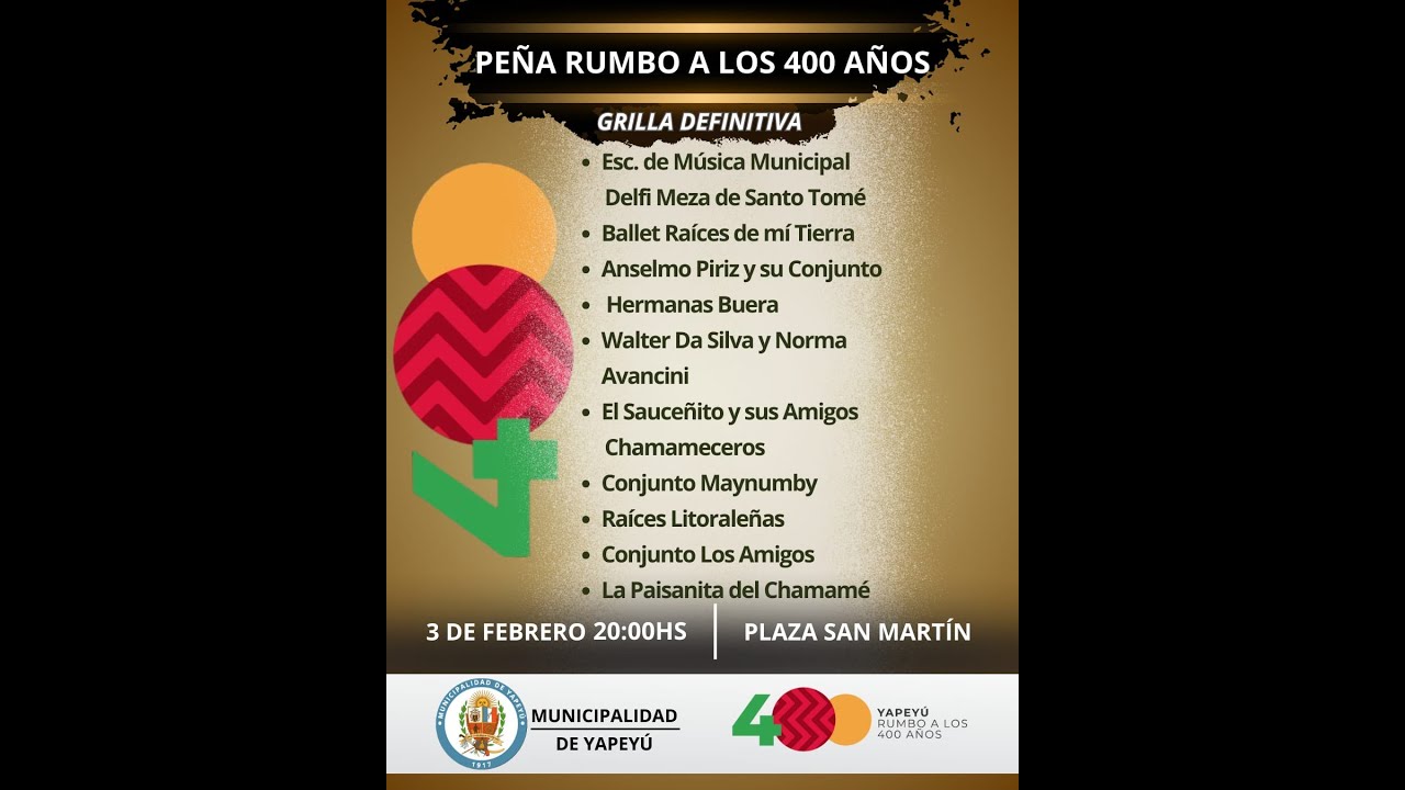 Peña Rumbo a los 400 años