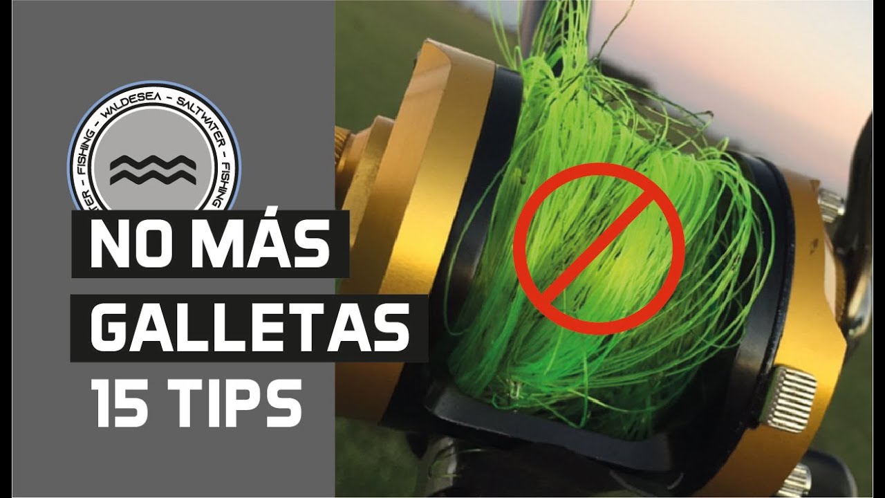 Rotativo. 15 tips para no hacer Galletas. #backlash #galleta #birdsnest #baitcastingreel