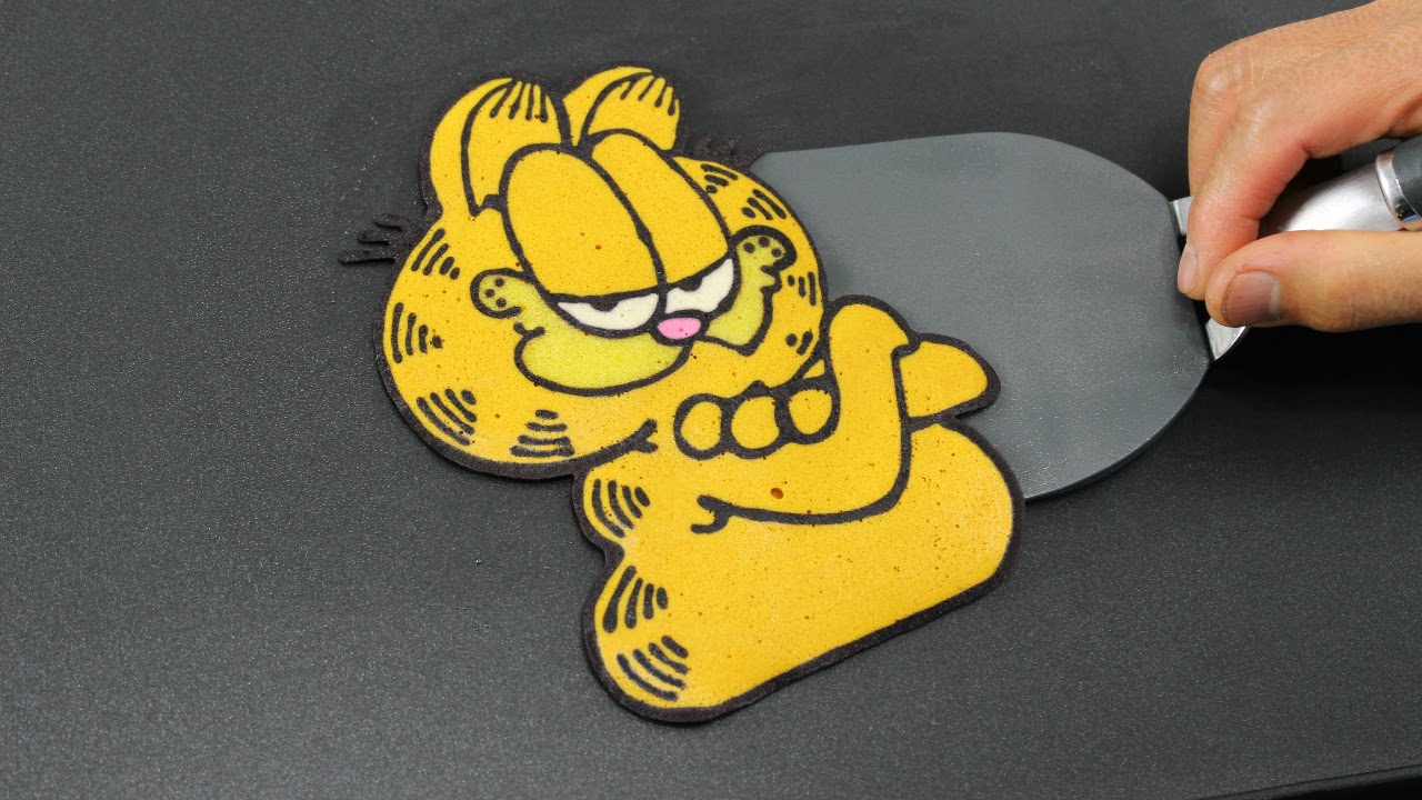 Pancake Art - Garfield by Tiger Tomato