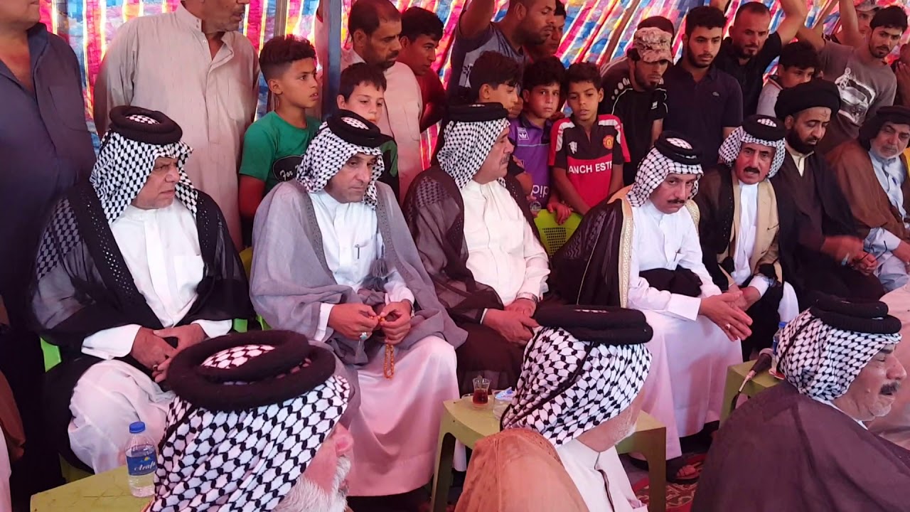تحويلة عشائر  اعكيل على عشيرة البو زيد الرواسات بحضور الشيخ عام البو زيد الشيخ خلف في منطقة حي طارق