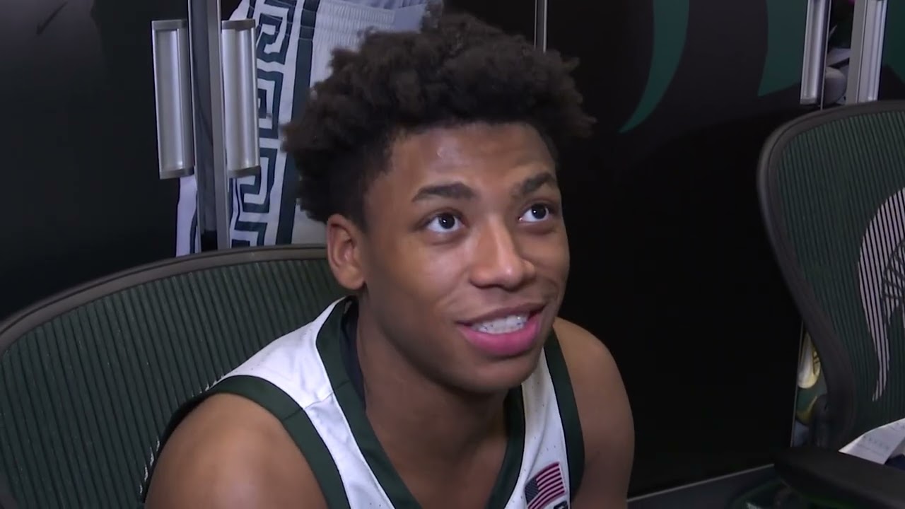 Interview: Michigan State basketball players speak after their win over Detroit Mercy