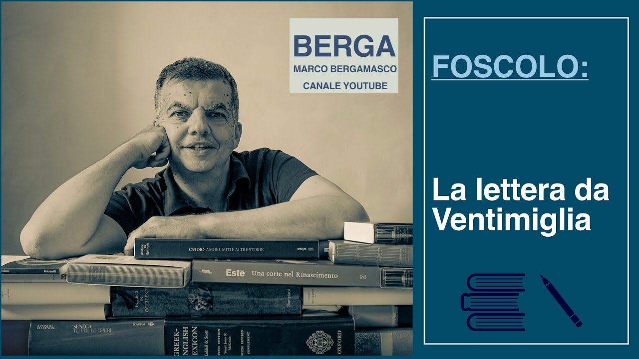 Foscolo, La lettera da Ventimiglia