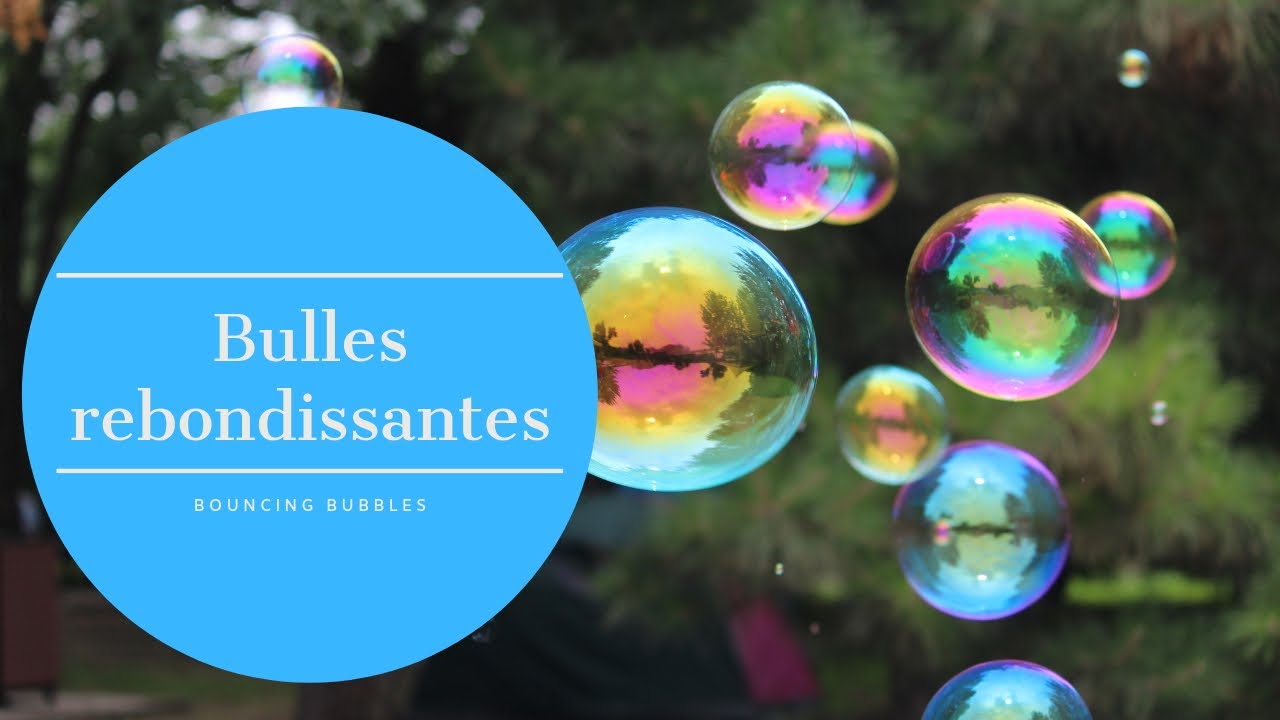 Bulles rebondissantes 😊bouncing bubbles 🤩 expérience facile 😌easy experiments DIY TUTO