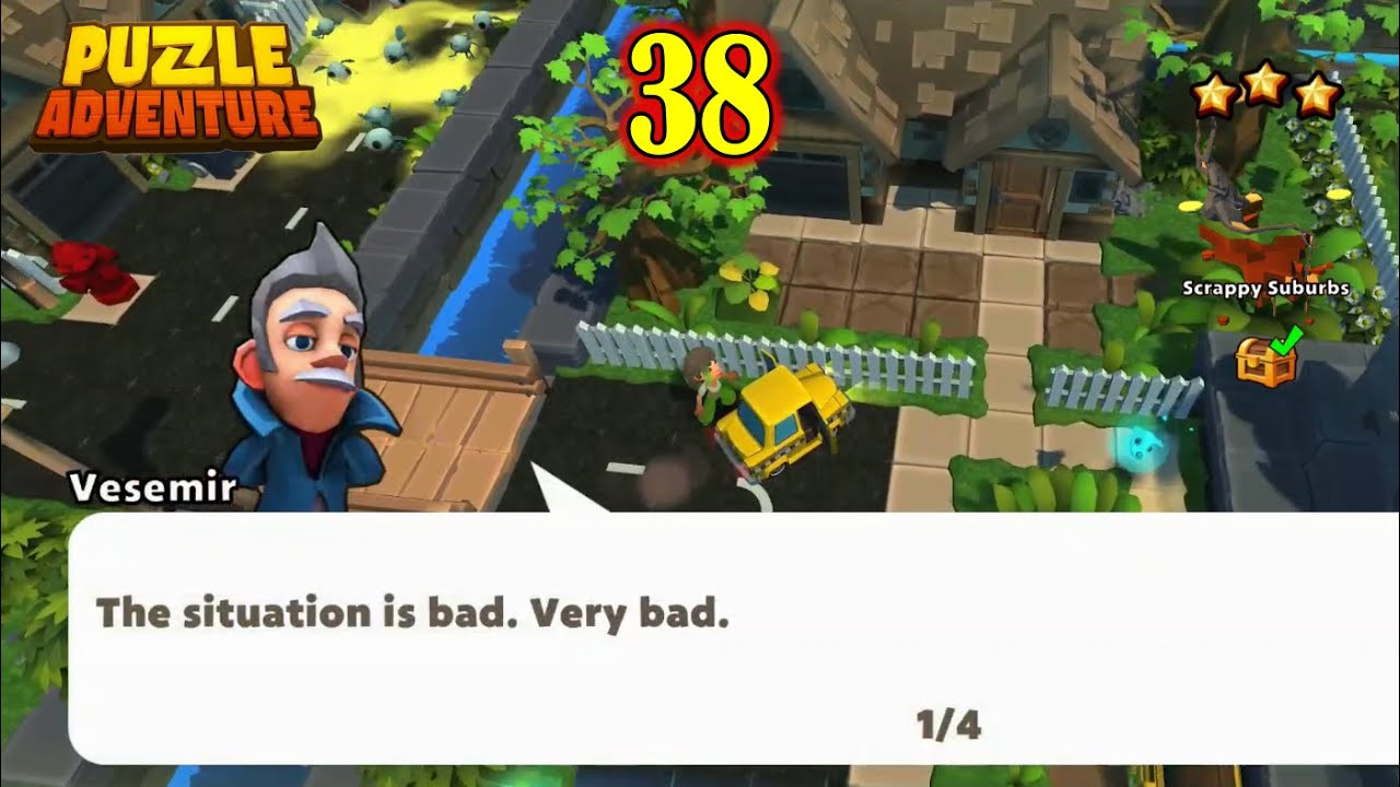 Puzzle Adventure : Part 38 Scrappy Suburbs - Gameplay Walkthrough