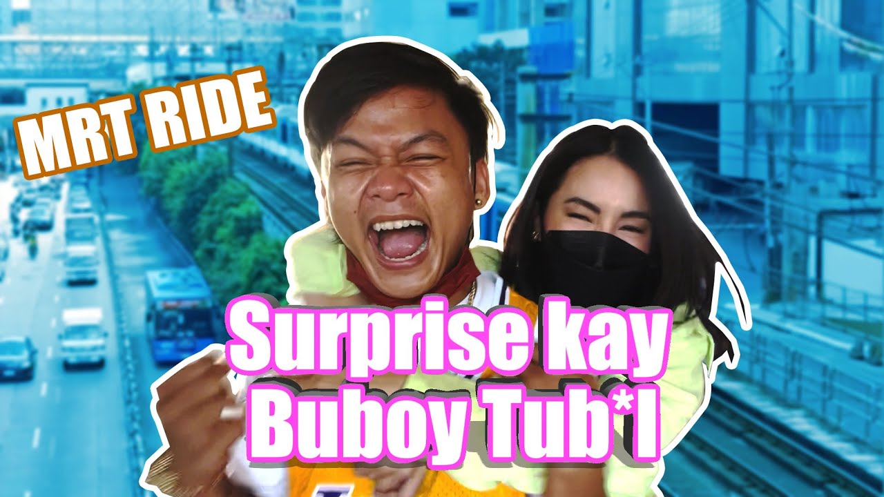 SURPRISE!!!!! (SURPRESA SA MRT! GULAT SIYA EH) | JELAI ANDRES