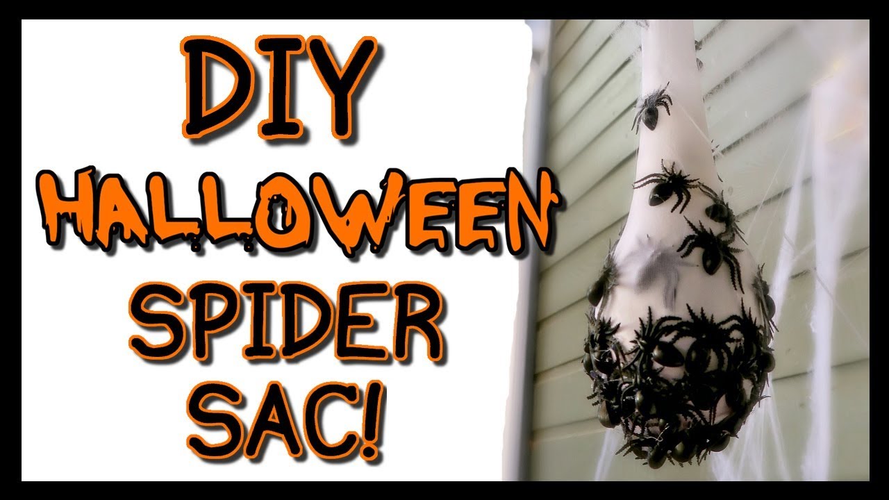 How To Make A Spider Egg Sac | HALLOWEEN DECORATIONS 📍 How To With Kristin